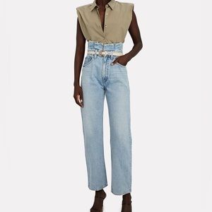 AGolde Lettuce Waist Wide-Leg Jeans